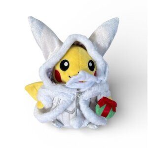 Pokémon Center Original Stuffed Plush Pikachu Santa Frosty Christmas No Tag